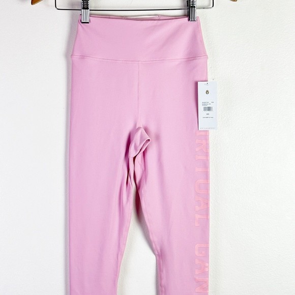 NWT Spiritual Gangster High Waist Logo Legging Paradise Pink XS - Picture 7 of 14